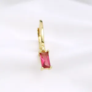 Rose Pink Cubic Earring