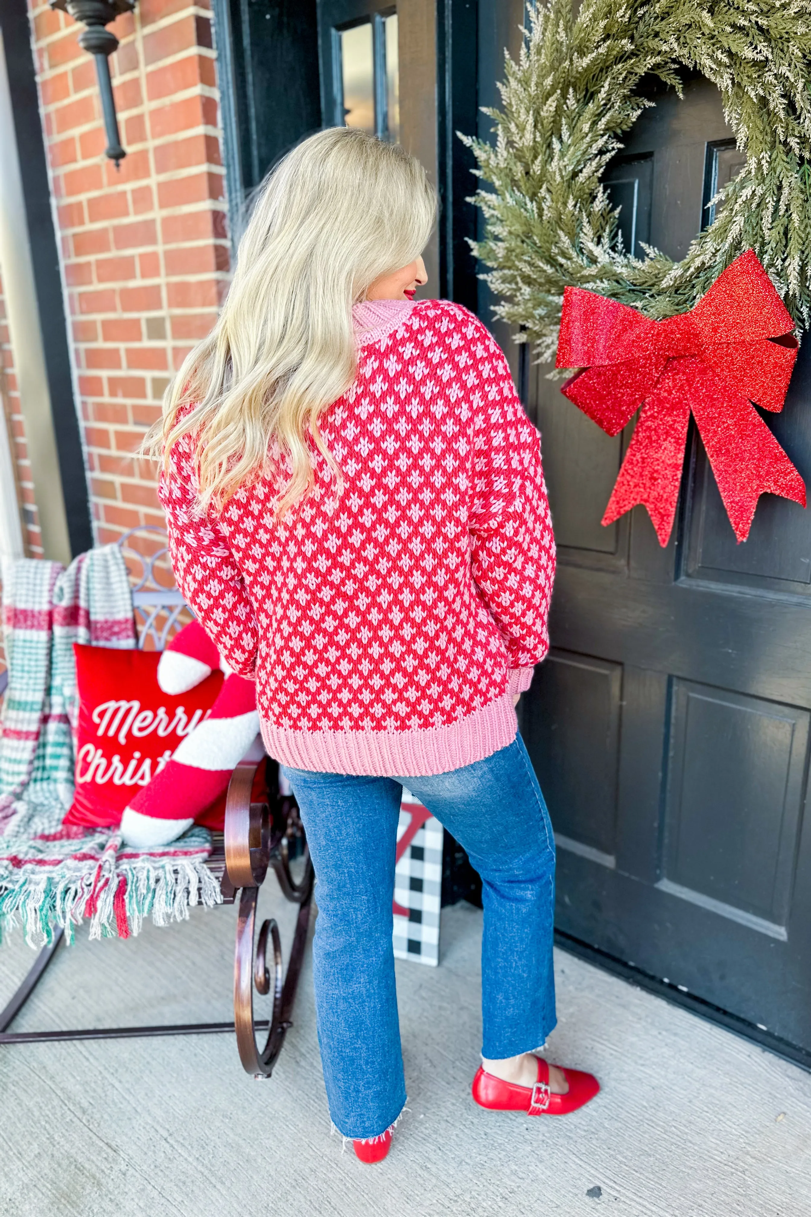 Rosie Overisized Graphic Knit Sweater