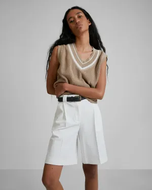 Roti Knit Vest | Camel