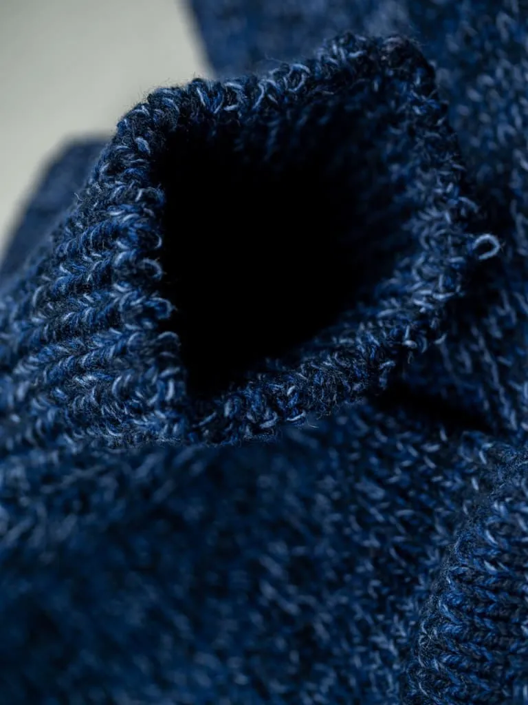 ROTOTO Denim Tone Crew Socks Dark