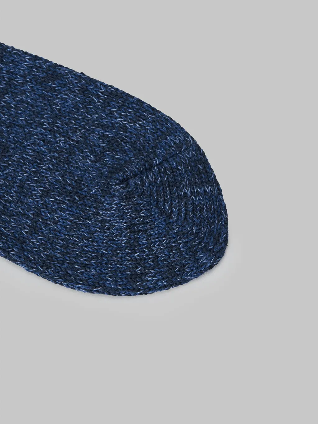 ROTOTO Denim Tone Crew Socks Dark