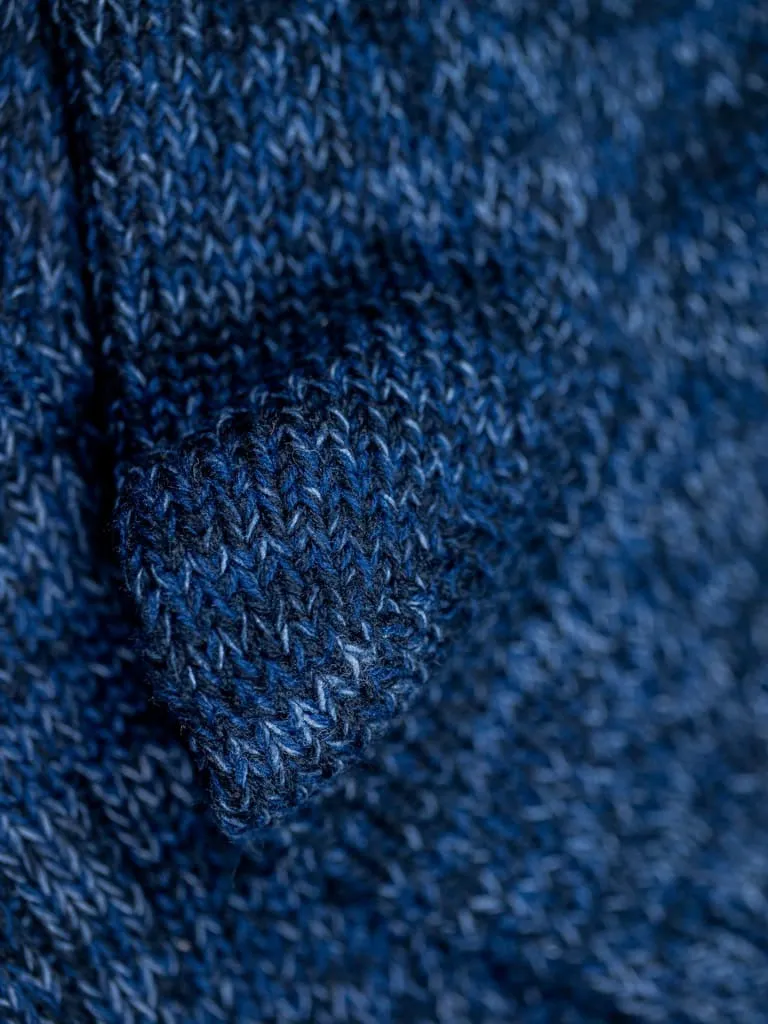 ROTOTO Denim Tone Crew Socks Dark