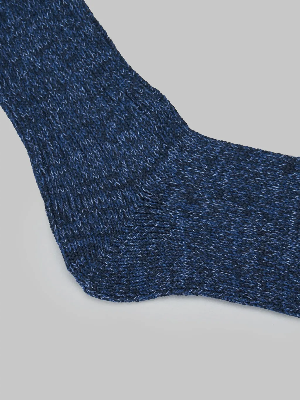 ROTOTO Denim Tone Crew Socks Dark
