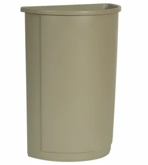 RUBBERMAID HALF RD.WASTE BIN 21gal