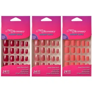 Runway Autumn & Winter Square Shape Fingernails - 24 Pieces