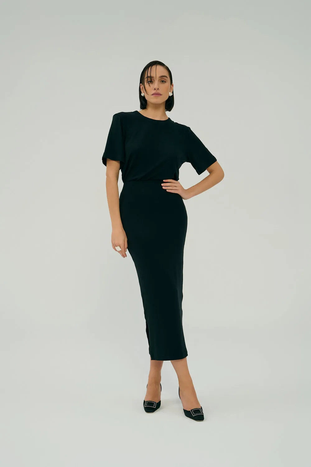Saint Body Oversize T-Shirt Body Black