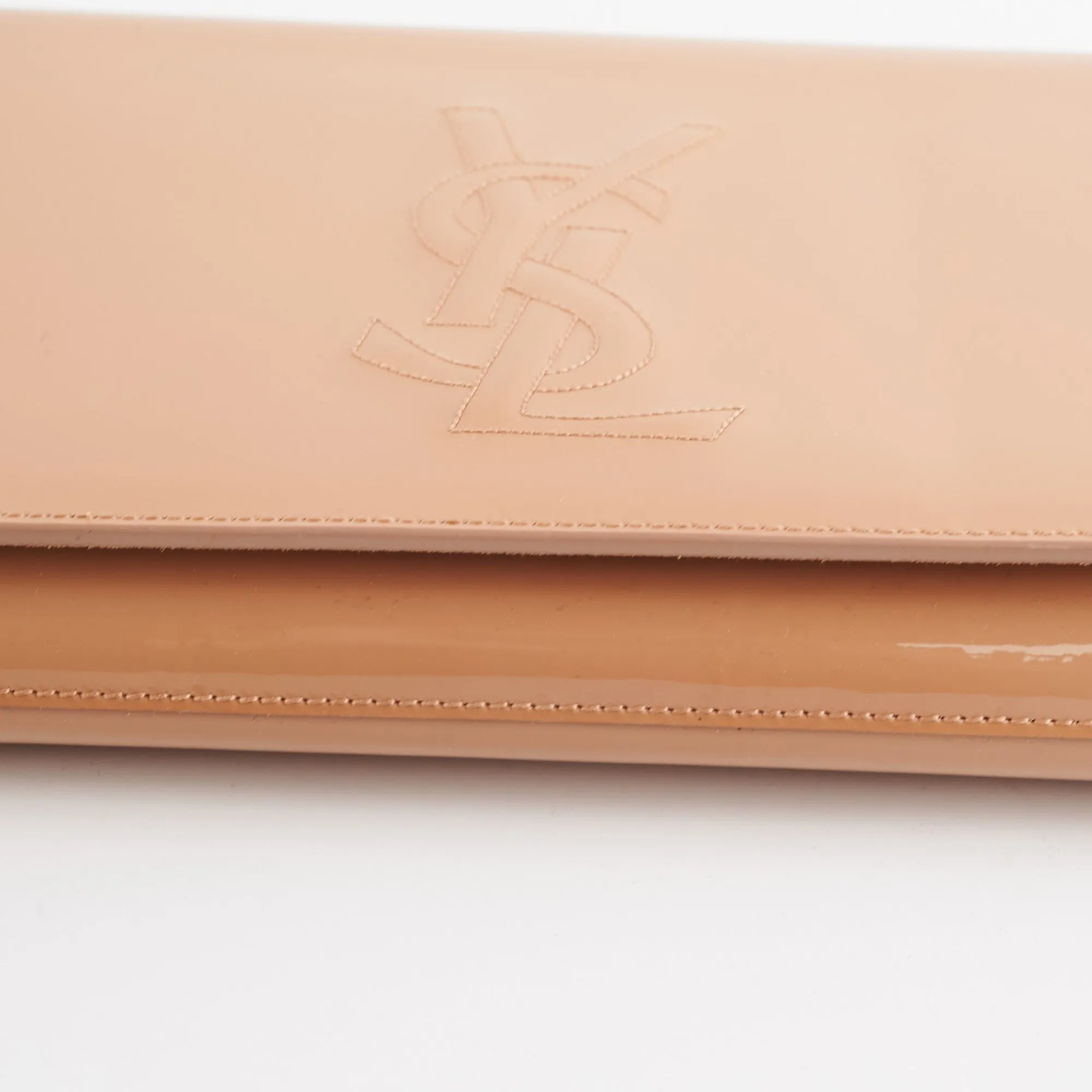 Saint Laurent Clutch Large Patent Leather