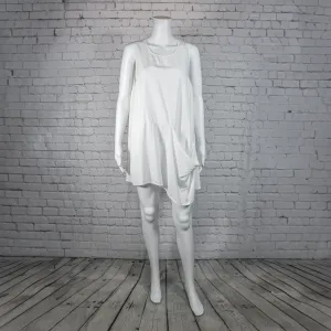 SALE! Circle Tunic in White Rio by Paper Temples