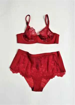 SALE La Perla Luxury Collection Neoprene 34B Bra & Brief Set (in stock, 3 day delivery)