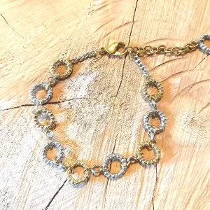SALE Stylish Two Tone Bracelet