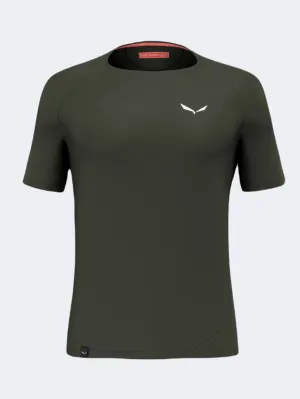Salewa Pedroc Ptc Delta Men Hiking T-Shirt Green Dark Olive