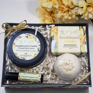 Sandalwood and Vanilla Body Essentials Gift Set - Large