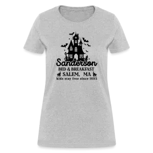 Sanderson Bed & Breakfast Salem MA Women's Contoured T-Shirt (Halloween)