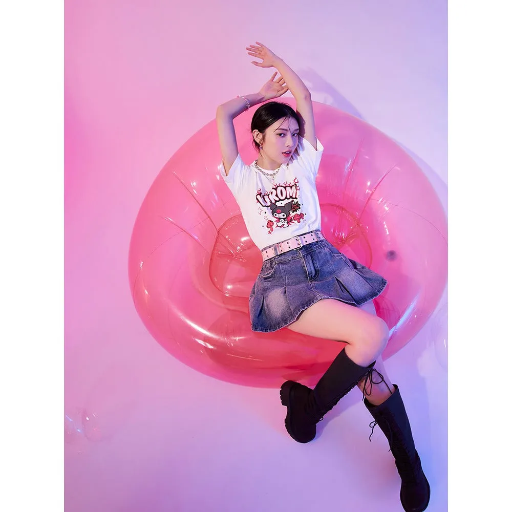 Sanrio Fire Kuromi T-Shirt Top