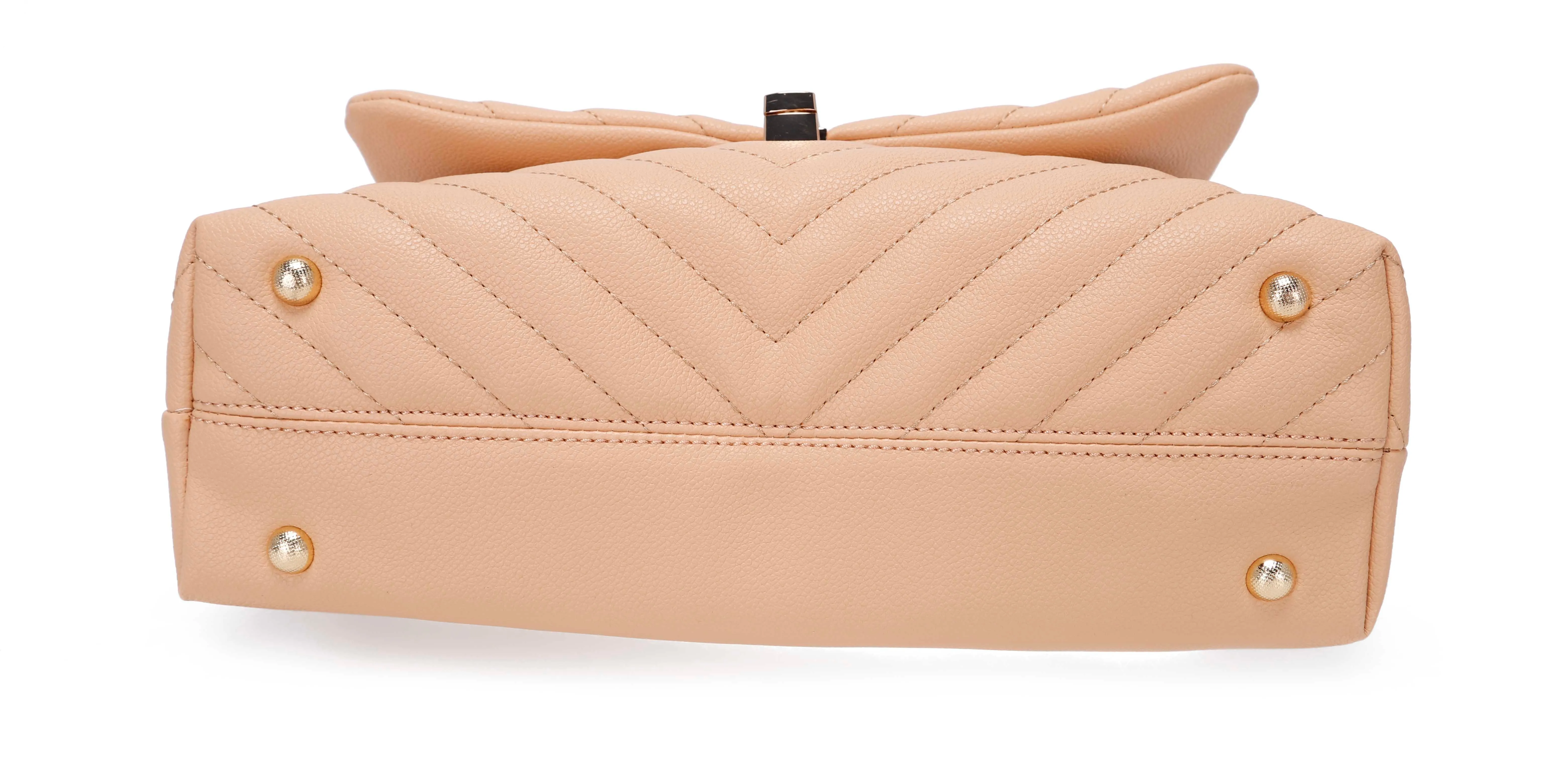 Sara Chevron Quilted Shoulder