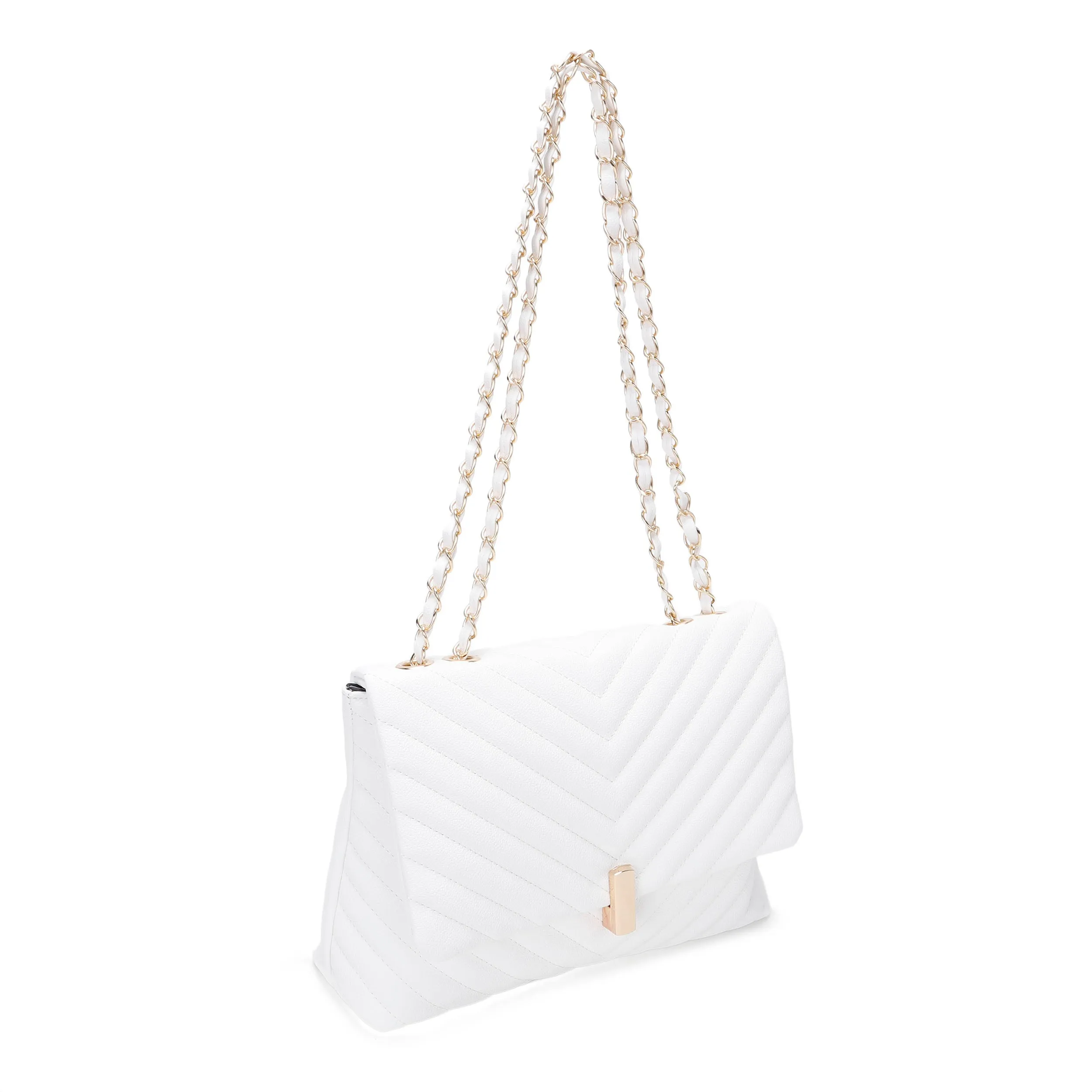 Sara Chevron Quilted Shoulder