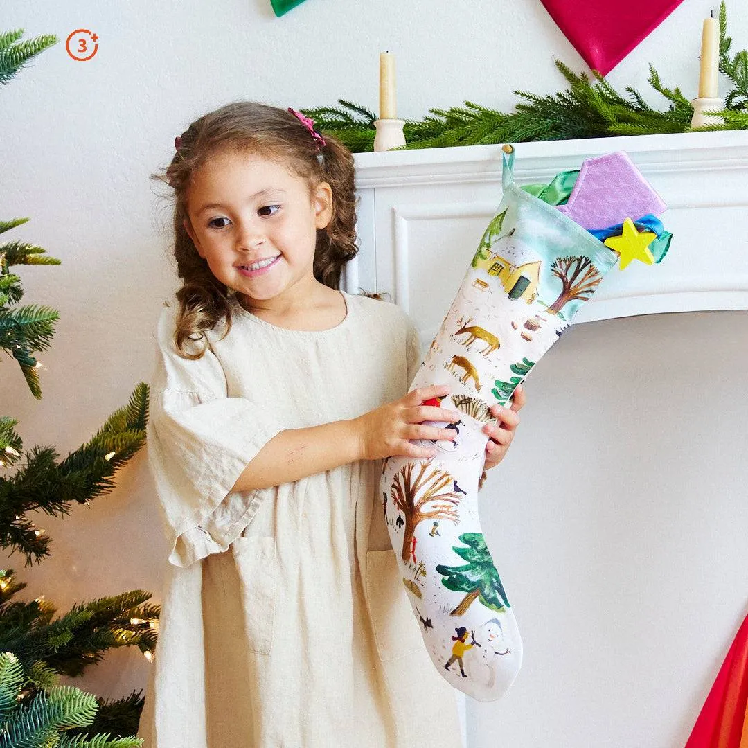 Sarah's Silks - Snowy Day Stocking