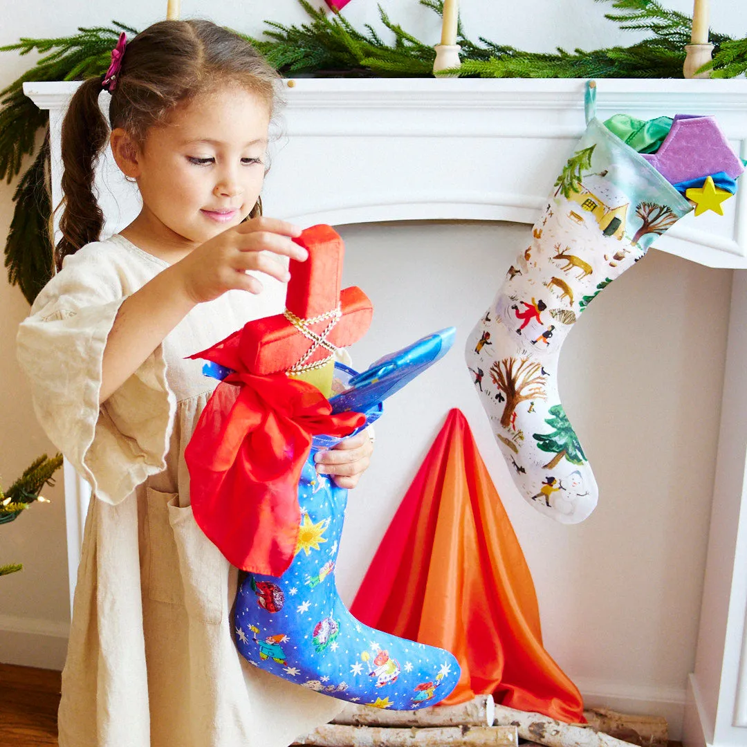 Sarah's Silks - Snowy Day Stocking