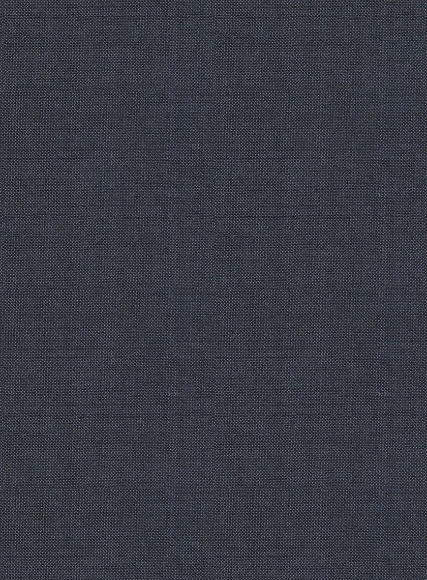 Scabal Cosmopolitan Indigo Blue Wool Pants