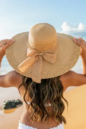 Scallop Edge Bow Accent Sunhat  *Online Only*