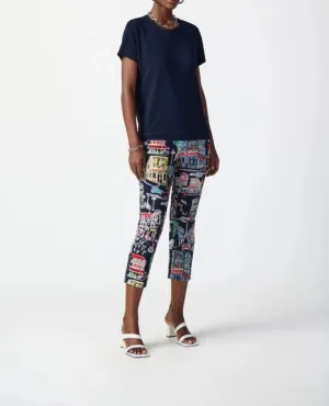 Scenery Print Millennium Pull-On Pants