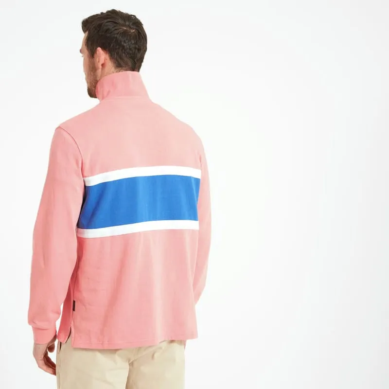 Schoffel Exeter Heritage 1/4 Zip Jumper - Flamingo