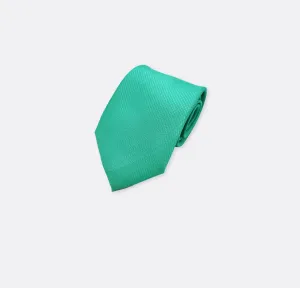 SEA GREEN DIAGONAL STRIPED NECK TIES