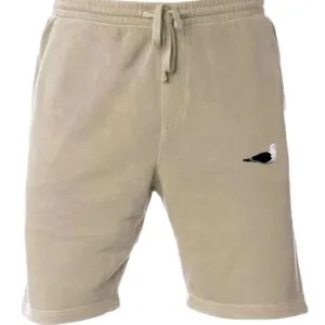 Seagull Embroider Short Sandstone