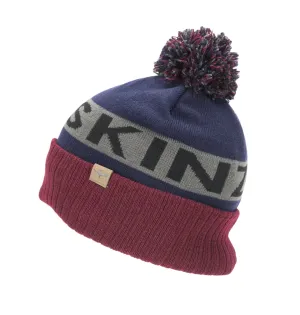 Sealskinz Cold Weather Bobble Hat Navy & Grey