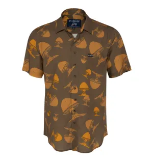 Section 119 Allman Brothers Button Down #6 (Orange Mushroom)
