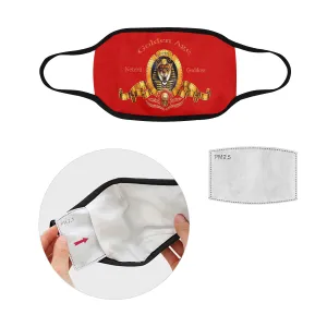 SEKHMET GODDESS RED Mouth Mask in One Piece (2 Filters Included)