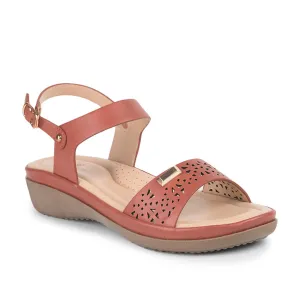 Senorita Fashion (Peach) Sandals For Women MMJ-511 By Liberty
