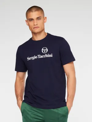 Sergio Tacchini Men's Short Sleeve Heritage Logo T-Shirt
