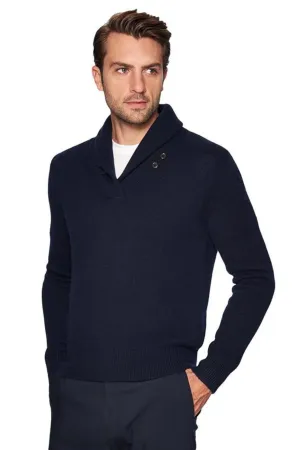 SHAWL COLLAR SWEATER