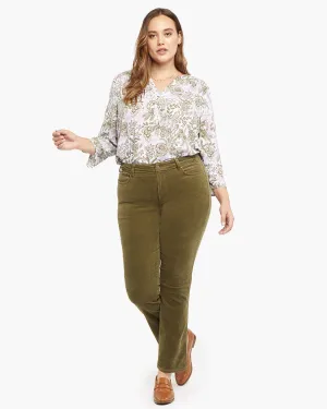 Sheri Slim Pant | Moss