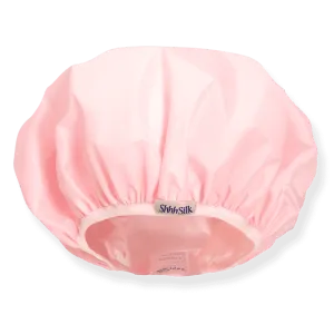 ShhhSilk Pink Silk lined Shower Cap