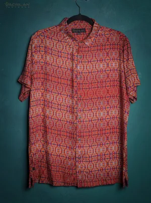 Shirt Men Half Sleeves / Viscose - REDER Small