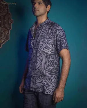 Shirt Men Half Sleeves / Viscose - RETRO FUTURE