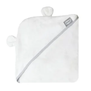 Shnuggle, Wearable Baby Towel with Ears, White