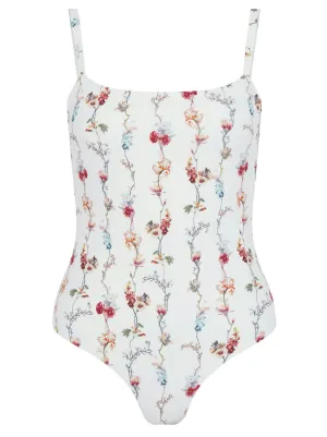 Shona Minimal Swimsuit White