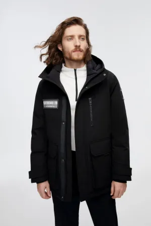 Short Goose Down Jacket With Hood