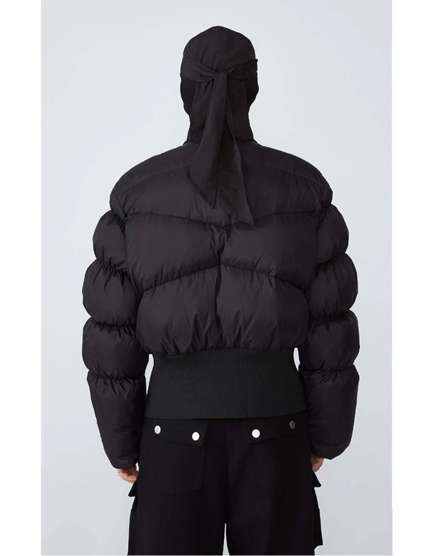 Short Length Irregular Design Down Jacket
