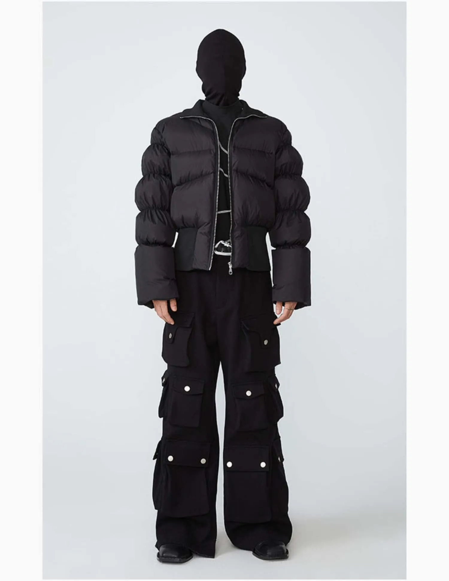 Short Length Irregular Design Down Jacket