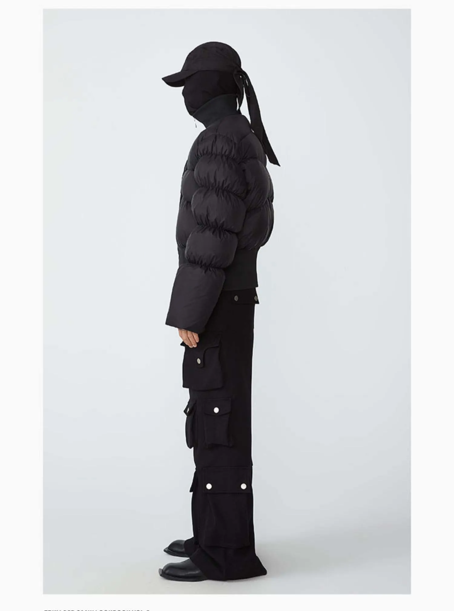 Short Length Irregular Design Down Jacket