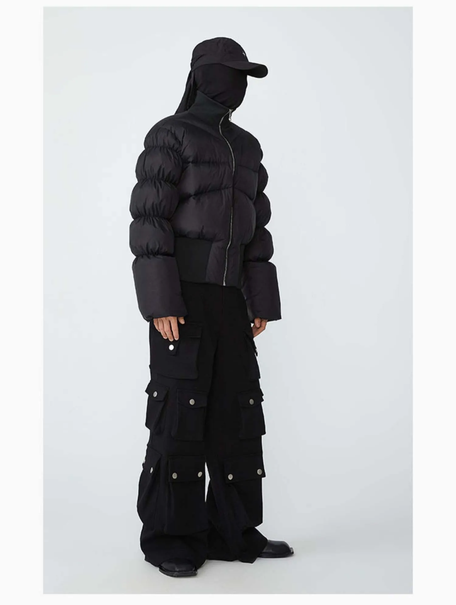 Short Length Irregular Design Down Jacket