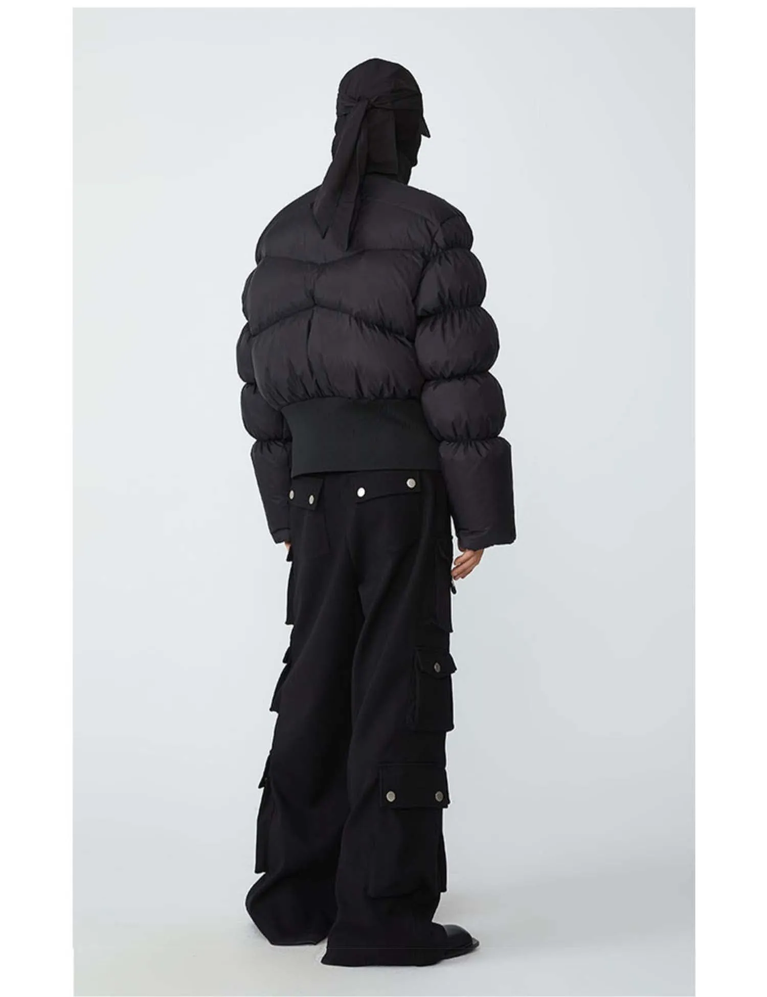 Short Length Irregular Design Down Jacket