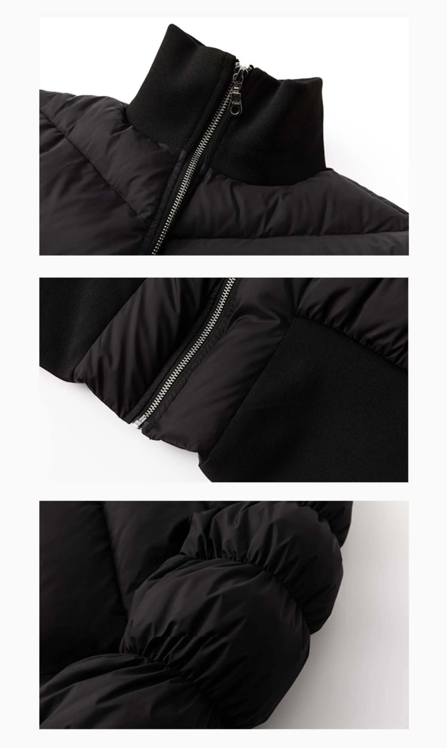 Short Length Irregular Design Down Jacket