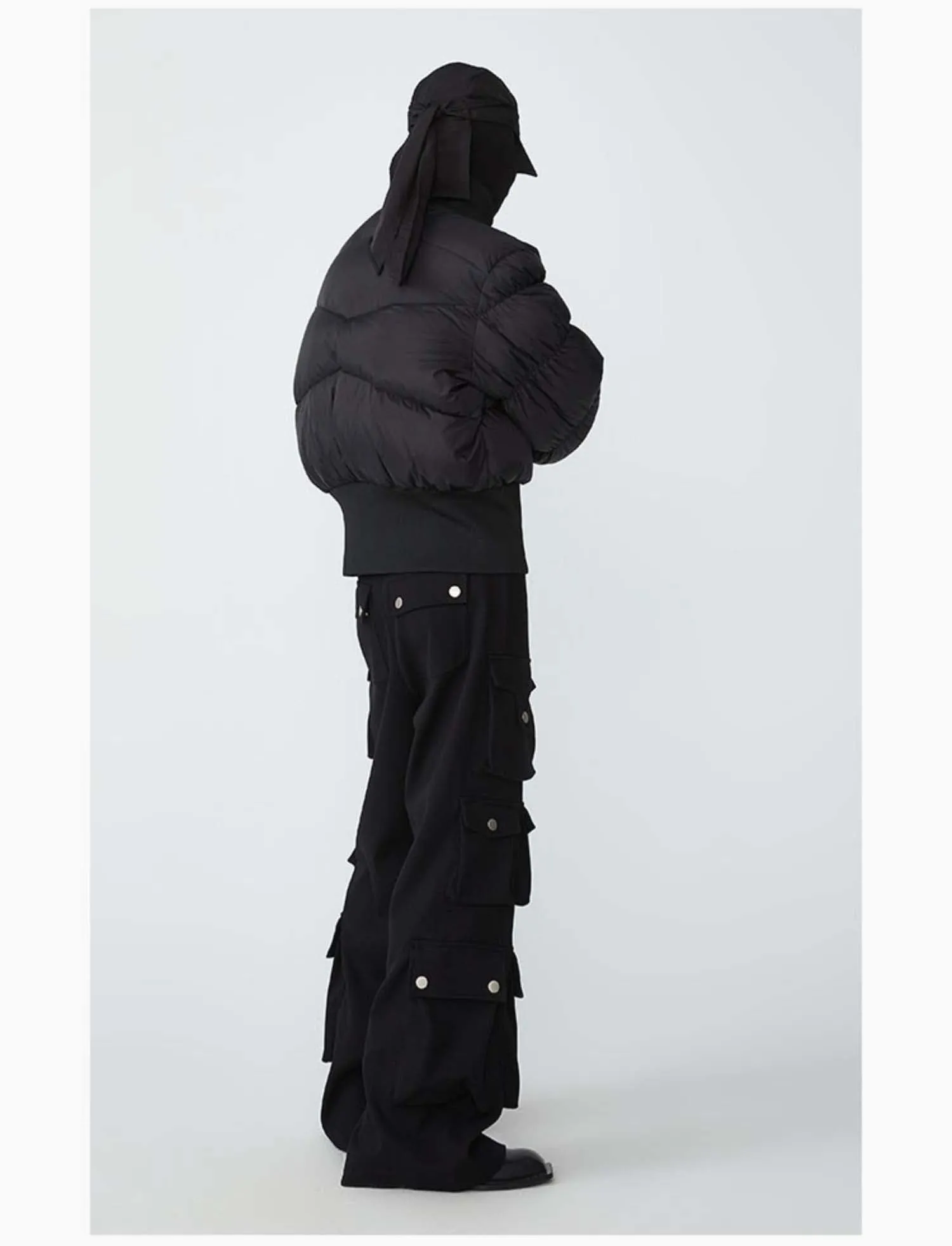 Short Length Irregular Design Down Jacket