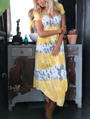 Short Sleeve Casual Dress