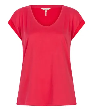 Short Sleeve Roll Cap Sleeve Tee